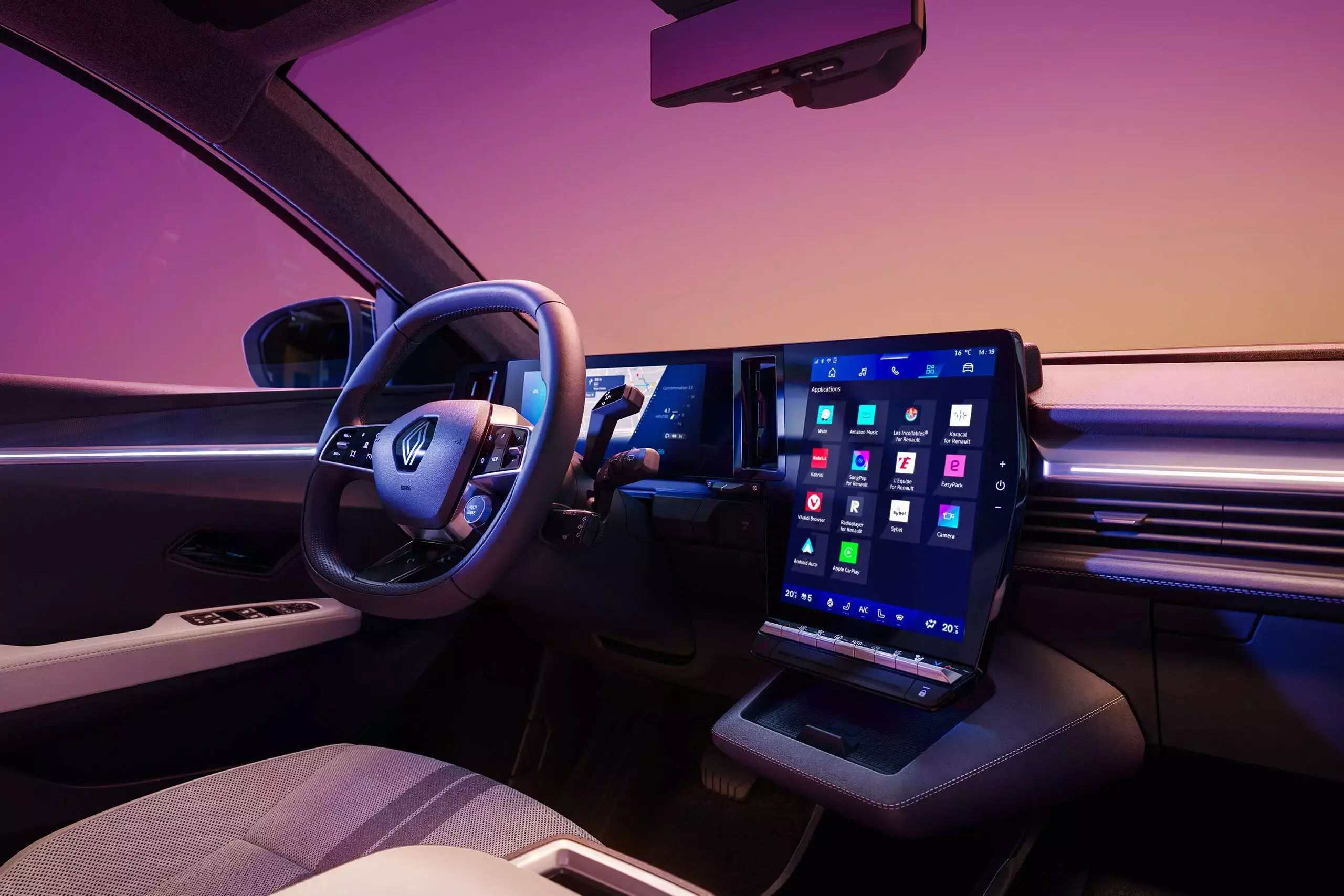 two 12" openR screens